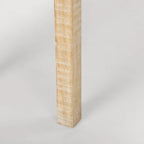 Tavolino consolle rustico in legno chiaro decapato