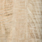 Tavolino consolle rustico in legno chiaro decapato