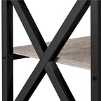 Mobile TV Consolle a 3 Ripiani in Legno Stile Vintage per TV fino a 70 Pollici