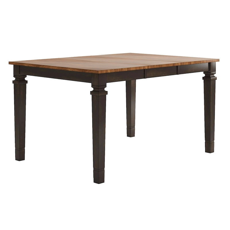 Tavolo da pranzo in legno stile rustico allungabile altezza bancone