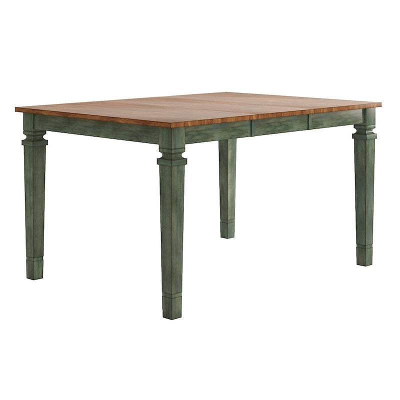 Tavolo da pranzo in legno stile rustico allungabile altezza bancone