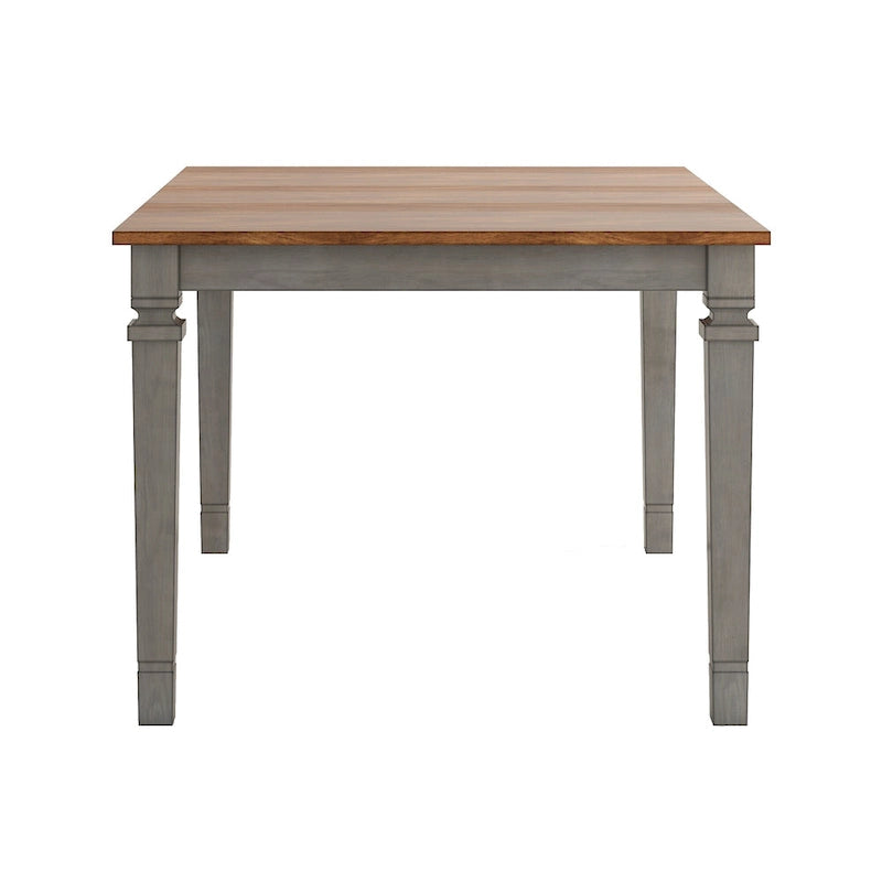 Tavolo da pranzo in legno stile rustico allungabile altezza bancone