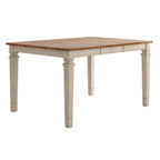 Tavolo da pranzo in legno stile rustico allungabile altezza bancone