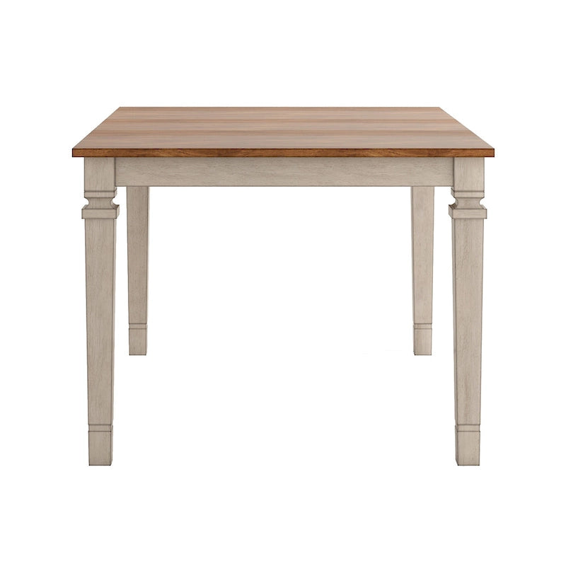 Tavolo da pranzo in legno stile rustico allungabile altezza bancone