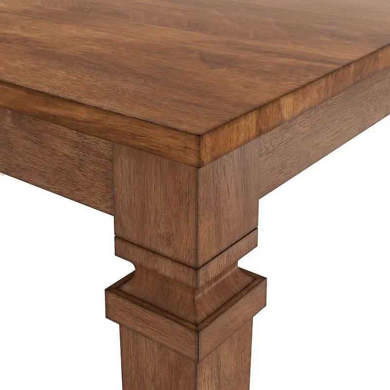 Tavolo da pranzo in legno stile rustico allungabile altezza bancone