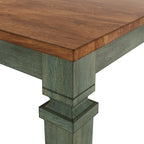 Tavolo da pranzo in legno stile rustico allungabile altezza bancone