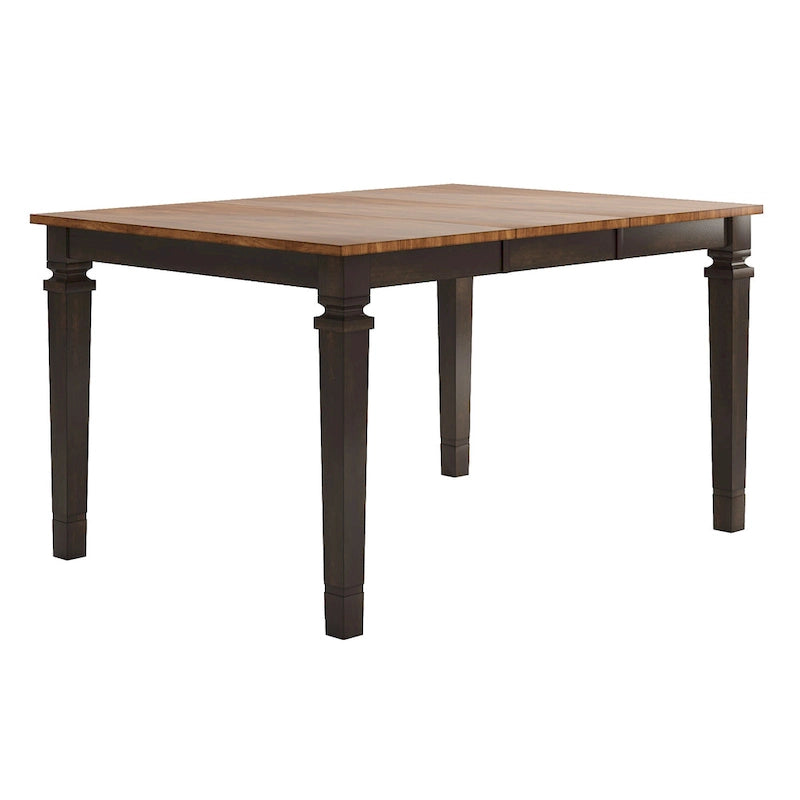 Tavolo da pranzo in legno stile rustico allungabile altezza bancone