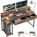 Scrivania per computer con cassetti