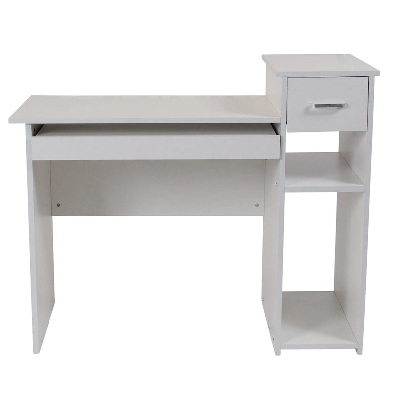 Scrivania per Computer con Mensole e Cassetto