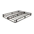 Base letto king size imbottita con doghe in metallo e rete a molle