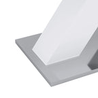 Tavolo da pranzo quadrato allungabile moderno in MDF con base a X