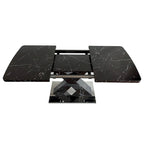 Tavolo da pranzo quadrato allungabile moderno in MDF con base a X