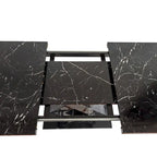 Tavolo da pranzo quadrato allungabile moderno in MDF con base a X