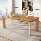 Scrivania da computer da 62 pollici, scrivania direzionale in legno per ufficio domestico