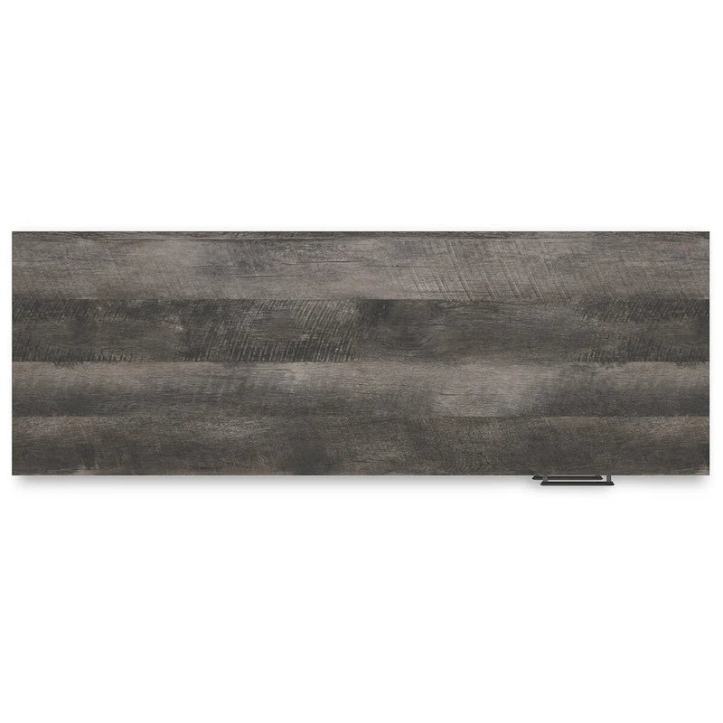 Scrivania 54 pollici per home office stile rustico, bianco grigio