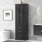 Armadietto alto con cassetti per bagno/ufficio