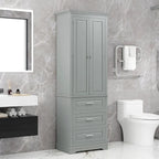 Armadietto alto con cassetti per bagno/ufficio