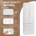 Armadietto alto con cassetti per bagno/ufficio