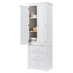 Armadietto alto con cassetti per bagno/ufficio
