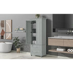 Armadietto alto con cassetti per bagno/ufficio
