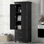 Armadietto alto con cassetti per bagno/ufficio