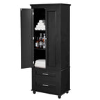 Armadietto alto con cassetti per bagno/ufficio