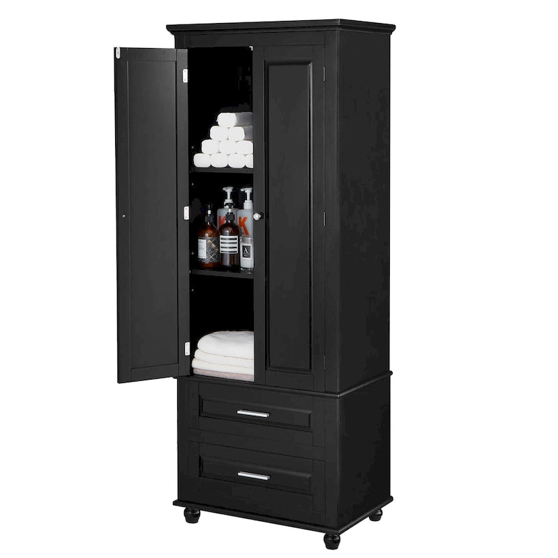 Armadietto alto con cassetti per bagno/ufficio