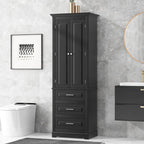 Armadietto alto con cassetti per bagno/ufficio