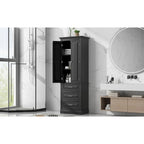 Armadietto alto con cassetti per bagno/ufficio