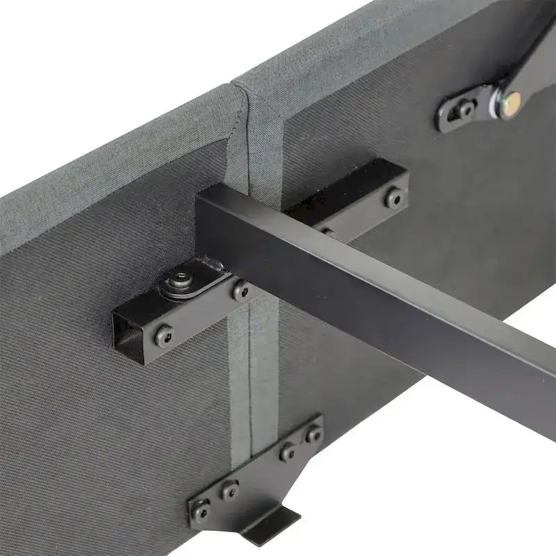 Struttura Letto Matrimoniale con Contenitore a Gas e Porte USB